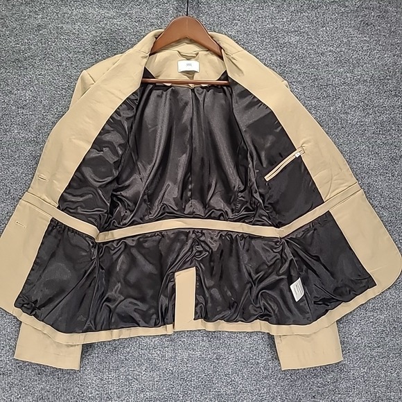 RTA Utilitarian Blazer White Pepper Beige Pockets Women's Size 10 - Picture 7 of 16